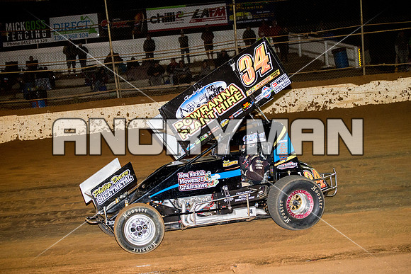 sprintcar 34 t34 Brad Whitchurch - 21 - Carrick - 20th Feb 2016-13