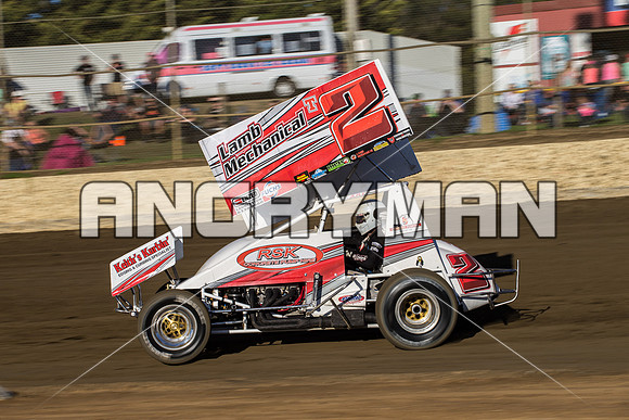 sprintcar 2 t2 Scott Bissett - 22 - Latrobe - 27th Feb 2016-3