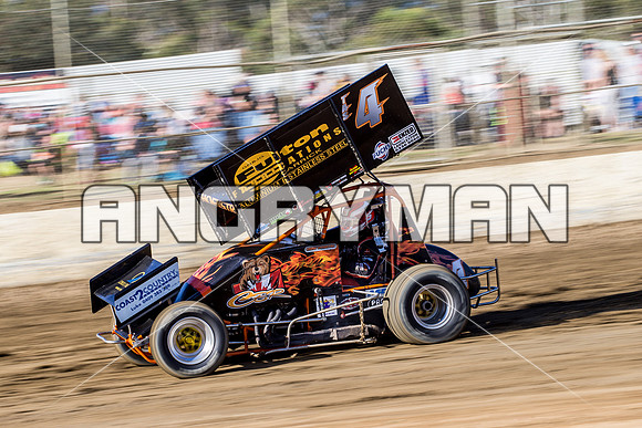 sprintcar 4 t4 Gerry Hoekstra - 9 - Latrobe - 27th Dec 2015-2