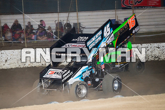sprintcar 45 t45 Kurt Luttrell - 4 - Hobart - 30th Oct 2015-7