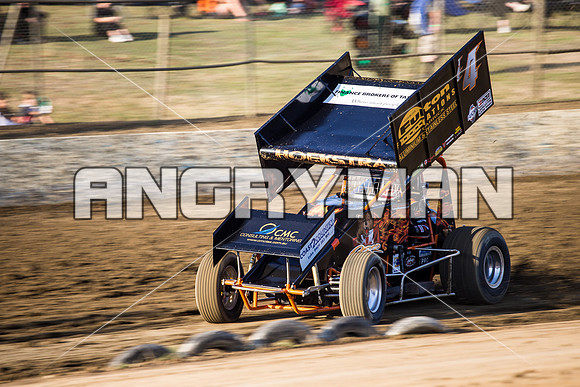 sprintcar 4 t4 Gerry Hoekstra - 14 - Latrobe - 15th Jan 2016-8