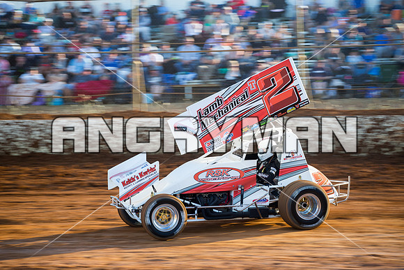 sprintcar 2 t2 Scott Bissett - 21 - Carrick - 20th Feb 2016