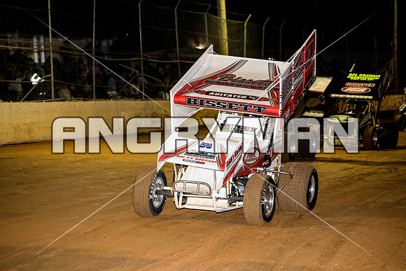 sprintcar 2 t2 Scott Bissett - 21 - Carrick - 20th Feb 2016-8