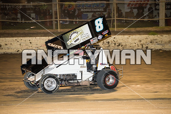 sprintcar 8 t8 Curt Smith - 22 - Latrobe - 27th Feb 2016-6