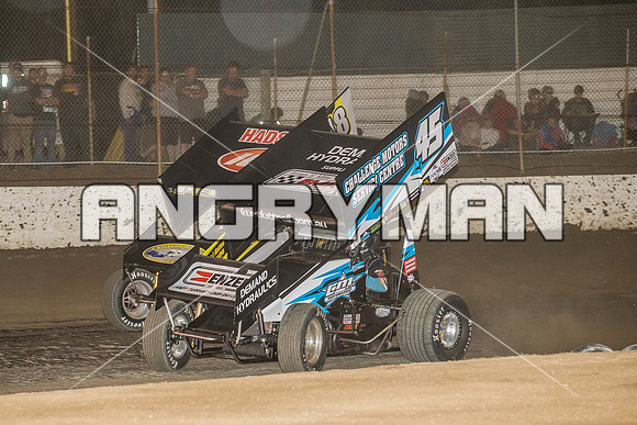 sprintcar 45 t45 Kurt Luttrell - 4 - Hobart - 30th Oct 2015-11