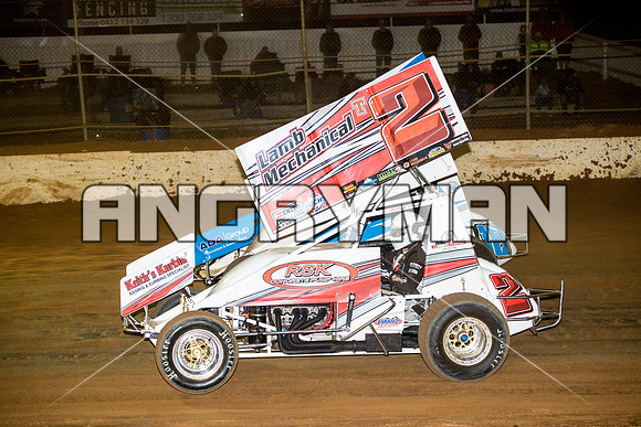 sprintcar 2 t2 Scott Bissett - 21 - Carrick - 20th Feb 2016-10