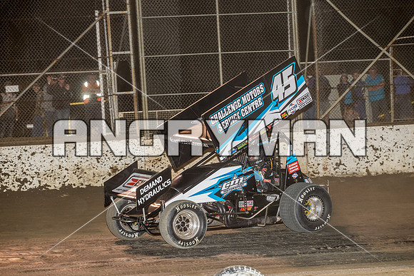 sprintcar 45 t45 Kurt Luttrell - 4 - Hobart - 30th Oct 2015-10