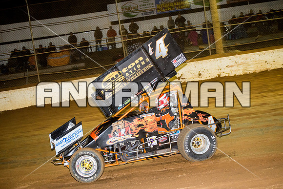 sprintcar 4 t4 Gerry Hoekstra - 21 - Carrick - 20th Feb 2016-19