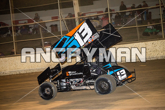 sprintcar 13 T13 Chris Gallagher - 14 - Latrobe - 15th Jan 2016-13