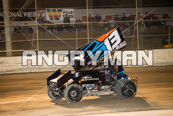 sprintcar 13 T13 Chris Gallagher - 15 - Latrobe - 16th Jan 2016-6
