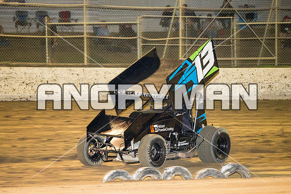 sprintcar 13 T13 Chris Gallagher - 22 - Latrobe - 27th Feb 2016-6
