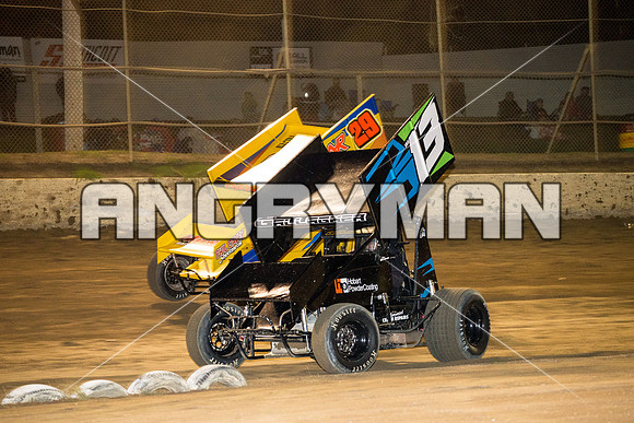 sprintcar 13 T13 Chris Gallagher - 22 - Latrobe - 27th Feb 2016-8