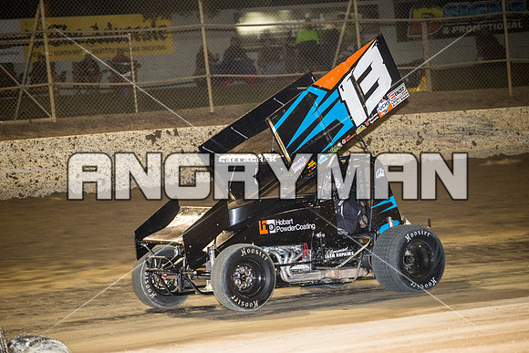 sprintcar 13 T13 Chris Gallagher - 14 - Latrobe - 15th Jan 2016-12
