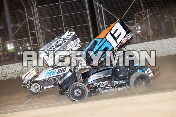sprintcar 13 T13 Chris Gallagher - 4 - Hobart - 30th Oct 2015-8