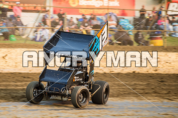 sprintcar 13 T13 Chris Gallagher - 15 - Latrobe - 16th Jan 2016-5