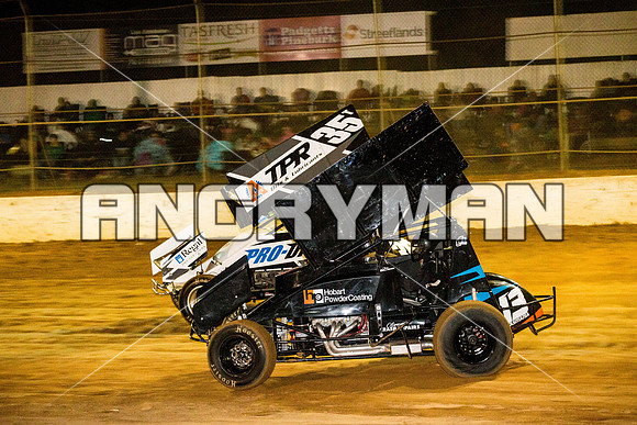 sprintcar 13 T13 Chris Gallagher - 21 - Carrick - 20th Feb 2016-9