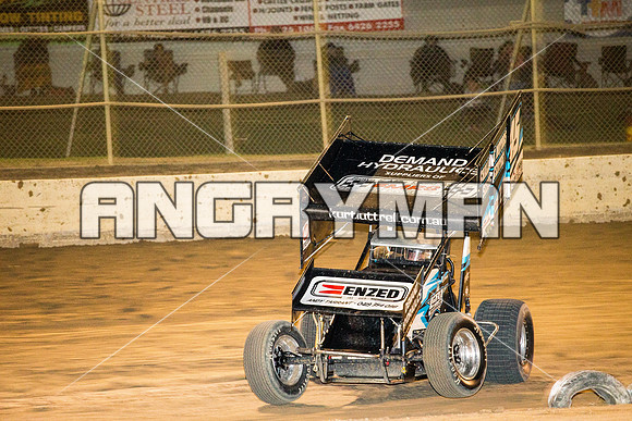 sprintcar 45 t45 Kurt Luttrell - 22 - Latrobe - 27th Feb 2016-11