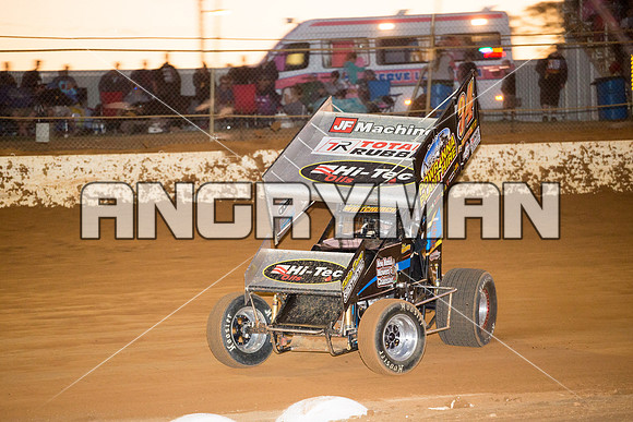 sprintcar 34 t34 Brad Whitchurch - 21 - Carrick - 20th Feb 2016-7