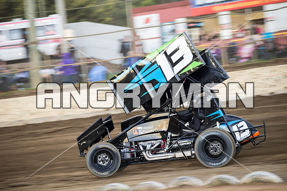 sprintcar 13 T13 Chris Gallagher - 22 - Latrobe - 27th Feb 2016-4