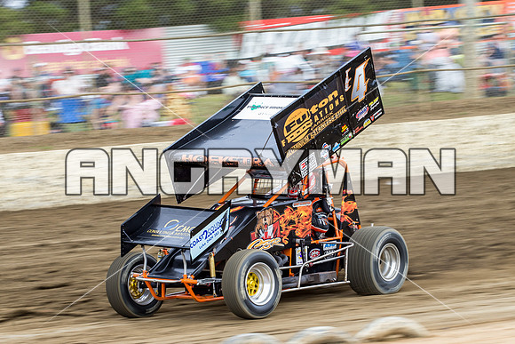sprintcar 4 t4 Gerry Hoekstra - 7 - Latrobe - 5th Dec 2015-2
