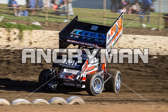sprintcar 55 t55 jamie bricknell - 22 - Latrobe - 27th Feb 2016