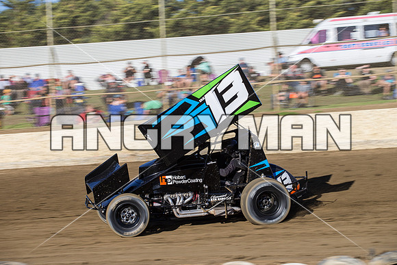 sprintcar 13 T13 Chris Gallagher - 22 - Latrobe - 27th Feb 2016-3