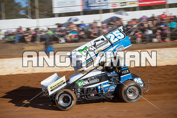 sprintcar 25 t25 anthony frost - 21 - Carrick - 20th Feb 2016-2