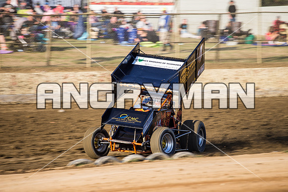 sprintcar 4 t4 Gerry Hoekstra - 14 - Latrobe - 15th Jan 2016-7