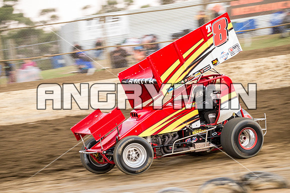 sprintcar 8 t8 Curt Smith - 14 - Latrobe - 15th Jan 2016-10