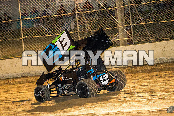 sprintcar 13 T13 Chris Gallagher - 22 - Latrobe - 27th Feb 2016-7