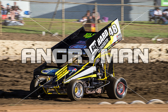 sprintcar 48 t48 Nick Penno - 22 - Latrobe - 27th Feb 2016