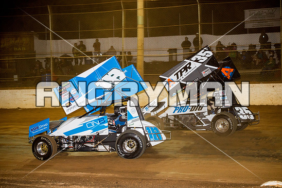 sprintcar 18 t18 jamie oneill - 21 - Carrick - 20th Feb 2016-12