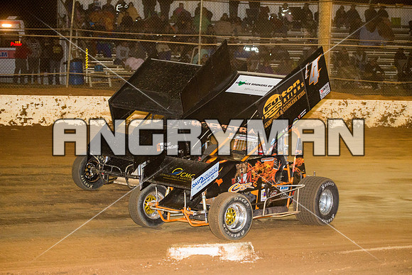 sprintcar 4 t4 Gerry Hoekstra - 21 - Carrick - 20th Feb 2016-22
