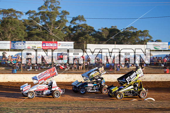 sprintcar 2 t2 Scott Bissett - 21 - Carrick - 20th Feb 2016-2