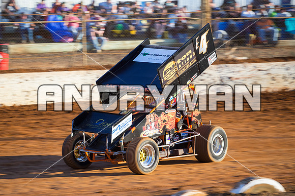 sprintcar 4 t4 Gerry Hoekstra - 21 - Carrick - 20th Feb 2016-2