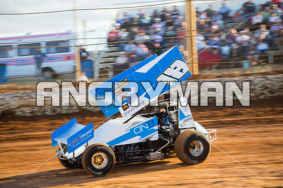 sprintcar 18 t18 jamie oneill - 21 - Carrick - 20th Feb 2016