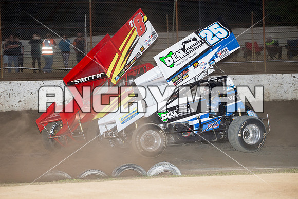 sprintcar 25 t25 anthony frost - 4 - Hobart - 30th Oct 2015-5