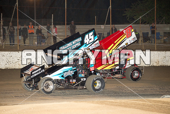 sprintcar 45 t45 Kurt Luttrell - 4 - Hobart - 30th Oct 2015-9