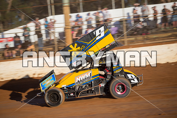 sprintcar 9 t9 chris johns - 21 - Carrick - 20th Feb 2016-7