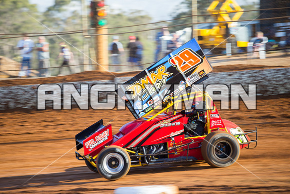 sprintcar 29 t29 Robin Dawkins - 21 - Carrick - 20th Feb 2016