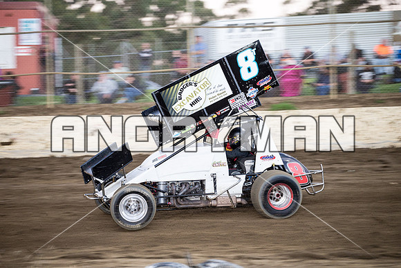 sprintcar 8 t8 Curt Smith - 22 - Latrobe - 27th Feb 2016-3