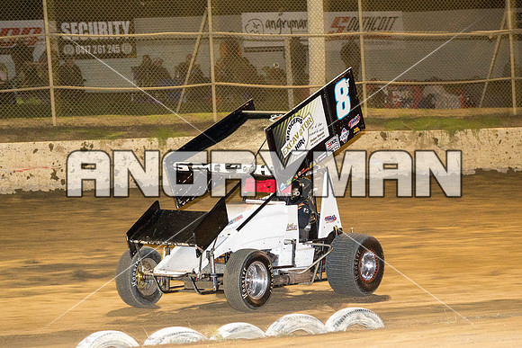 sprintcar 8 t8 Curt Smith - 22 - Latrobe - 27th Feb 2016-5