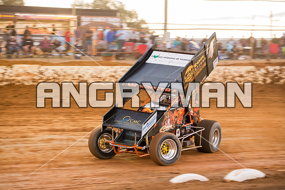 sprintcar 4 t4 Gerry Hoekstra - 21 - Carrick - 20th Feb 2016-9