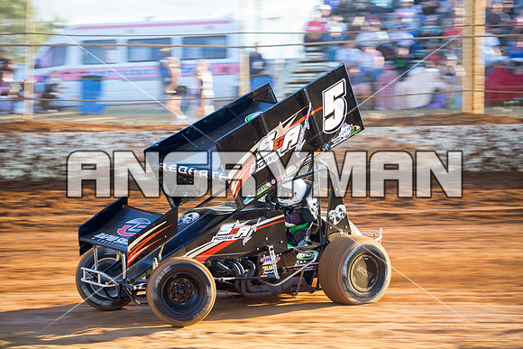 sprintcar 5 t5 adrian redpath - 21 - Carrick - 20th Feb 2016