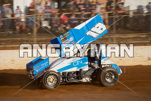 sprintcar 18 t18 jamie oneill - 21 - Carrick - 20th Feb 2016-7