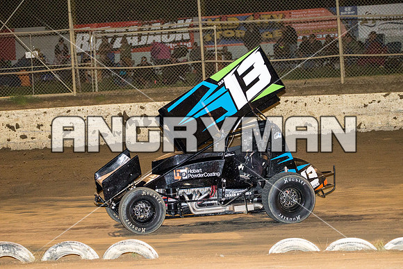 sprintcar 13 T13 Chris Gallagher - 22 - Latrobe - 27th Feb 2016-12