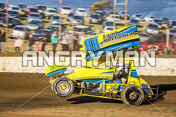 sprintcar 88 t88 Scott Bissett - 7 - Hobart - 22nd Nov 2014-2