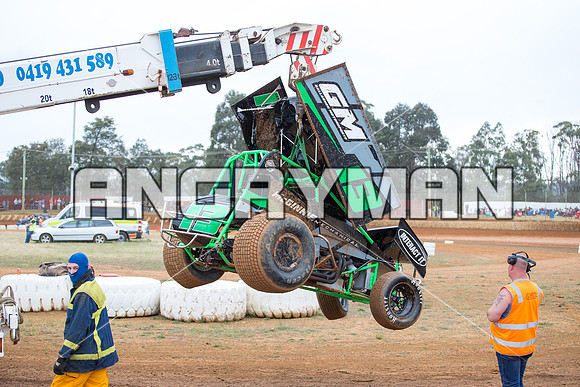 sprintcar 13 T13 Chris Gallagher - 6 - Carrick - 8th Nov 2014-9