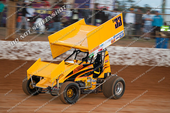 sprintcar 33 t33 jake krushka - Carrick Nov 6th-2
