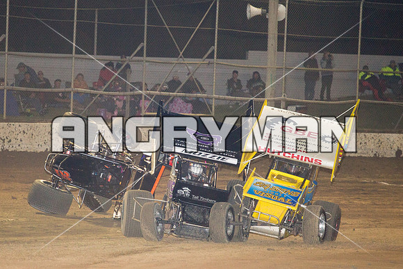 sprintcar 7 t7 tim hutchins - 4 - Latrobe - 25th October 2014-11